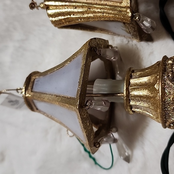 VINTAGE  KURT  S. ADLER HAND CRAFTED CHRISTMAS LAMPS - Picture 3 of 8